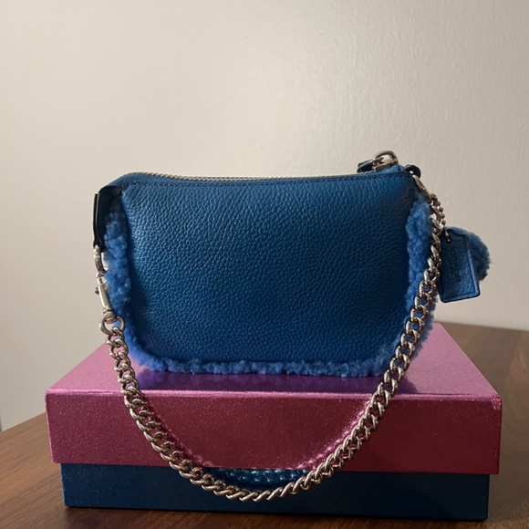 Coach Shearling Trim Nolita 15 - Picture 5 of 7